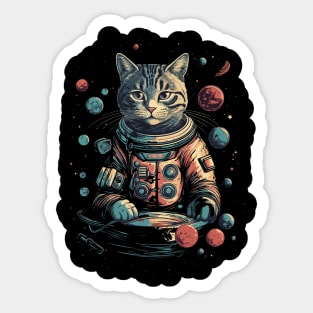 Astro cat Sticker